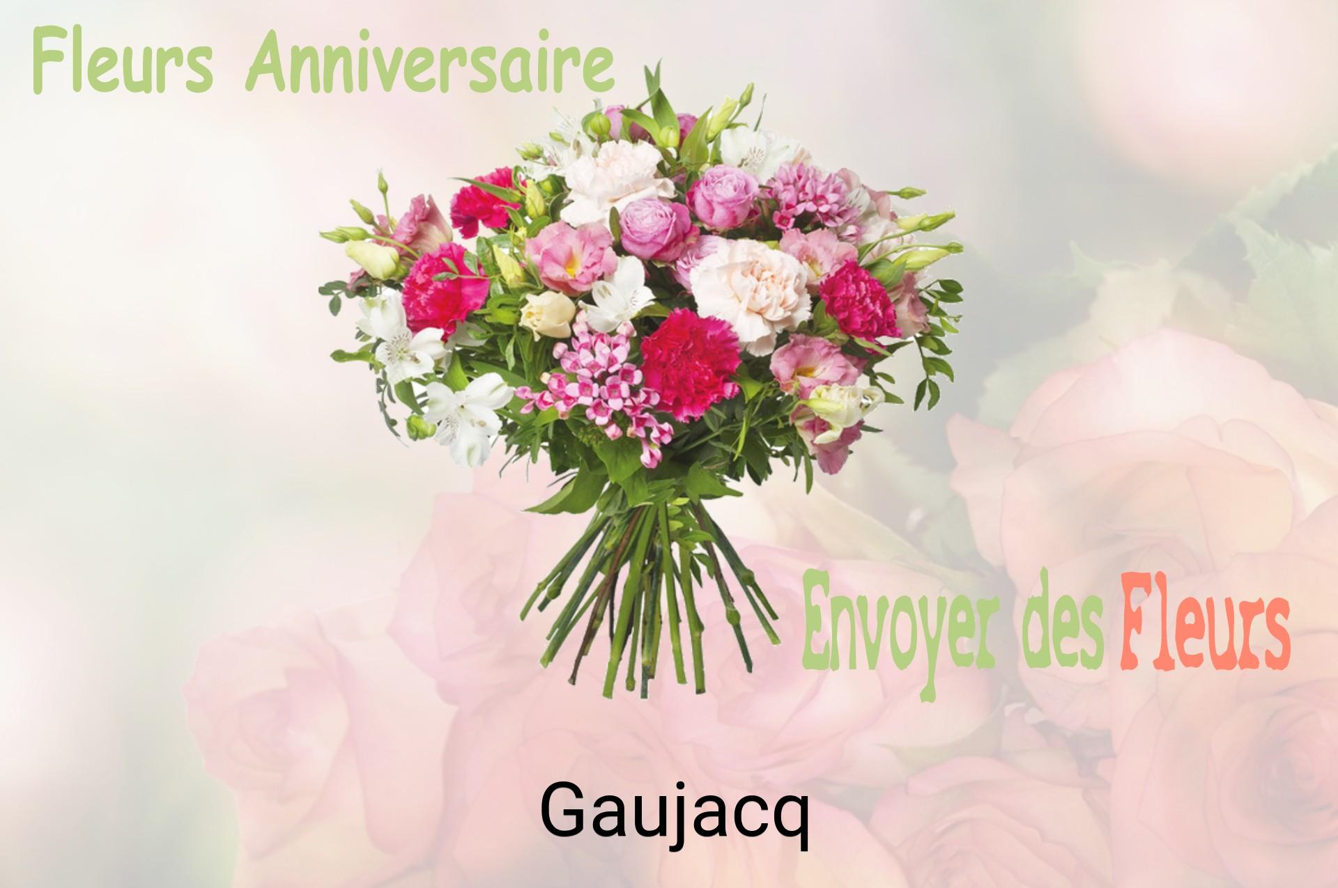 Bouquet de fleurs d’anniversaire livré à Gaujacq