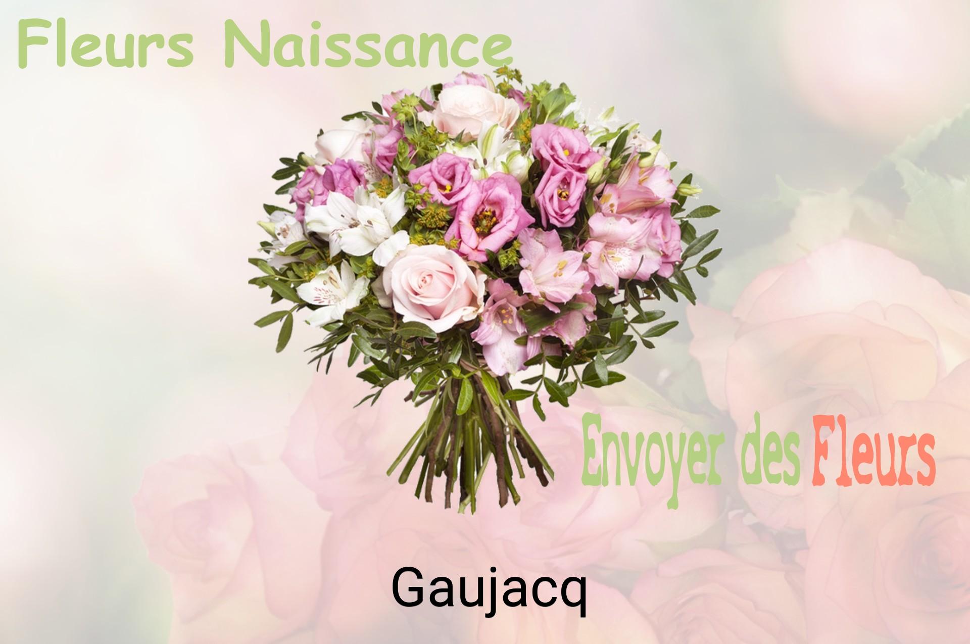 Bouquet de fleurs de naissance livré à Gaujacq